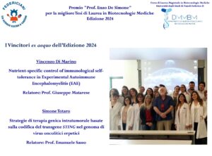 Premio Prof. Enzo De Simone 