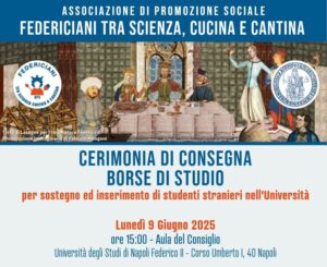 Borse di Studio Federiciani tra Scienza, Cucina e Cantina APS